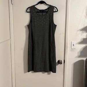 Apt 9 Grey Dress With Pockets